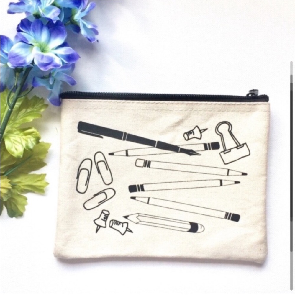 Office and School Supplies Printed Pouch